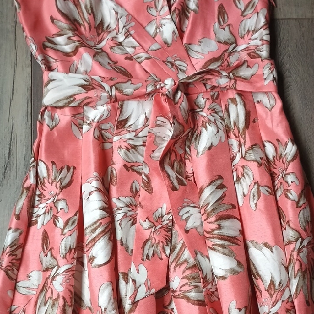 Jessica Howard Pink Floral Sleeveless Dress - Picture 4 of 9
